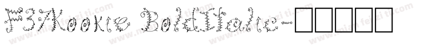 F37Kookie BoldItalic字体转换